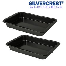 2× Backform Auflaufform Backblech 42×29×5,3 hoher Rand Kuchenbackform Backblech 