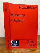 Marketing. Böcker, Franz: