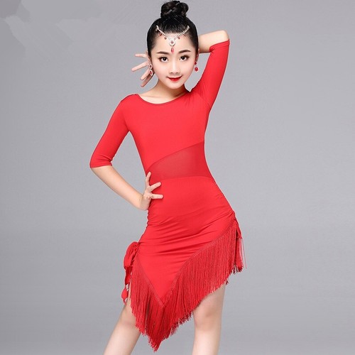 Mädchen slim latein tanzkleid - mädchen,