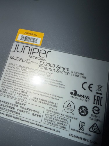 Juniper ex2300 24t - ex2300-24t, rack