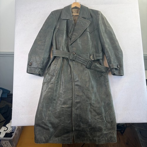 Vintage german green leather - vintage,