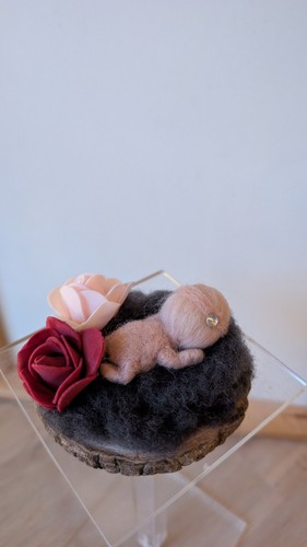 Waldorf filz baby geburt taufe - baby,