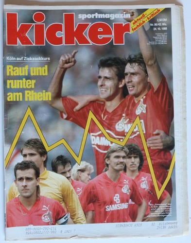 Kicker 1988 fc köln - 1988/86:,