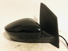 VW Polo 6R 09-15 Außenspiegel Spiegel Rechts / Schwarz