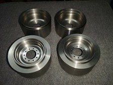 Schwere Edelstahl Felgen - Set  für Blocher Xerion 5000