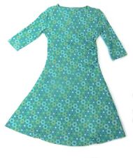 MAAS Kleid Stretch Türkis Grün Blau Größe 38 Bequem Leicht