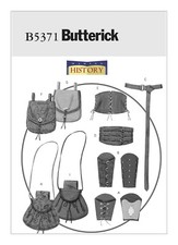 Schnittmuster Mittelalter - Zubehör; Gr. S-L