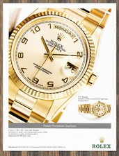 Rolex Day-Date - Reklame Werbeanzeige Original-Werbung 2003 (3)