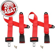 2 Punkt Sicherheitsgurt Rot
