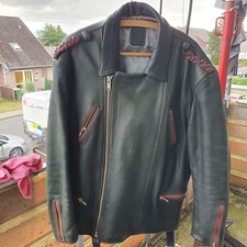 Motorrad Lederjacke Old Scool