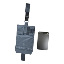 Piloten-Kniebrett, grau, Klemmbrett und Stifthalter zum Beobachten der