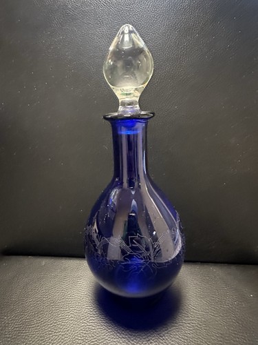Vintage kobaltblaue glas - vintage,