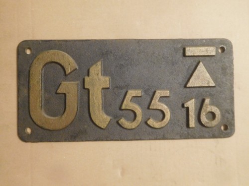 Orig lokschild - orig.,