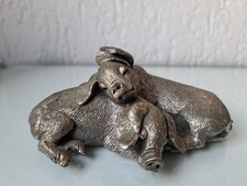 schöne, alte Metallfigur , 2