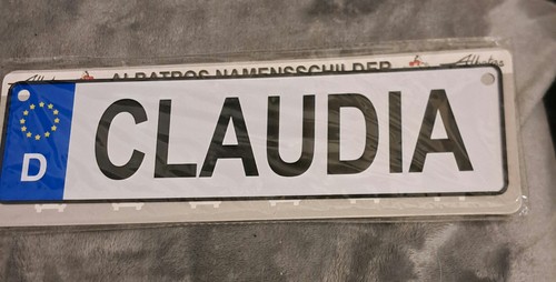 Namensschild claudia - namensschild,