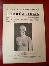 Bulletin International du SURRÉALISME Num.3 André BRETON MAGRITTE MESENS 1935
