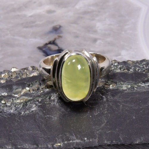 Prehnit ring 925er - 925er, silber