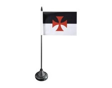 Tischflagge Tempelritter