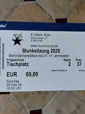 ticket Stunksitzung Köln 29.12.24