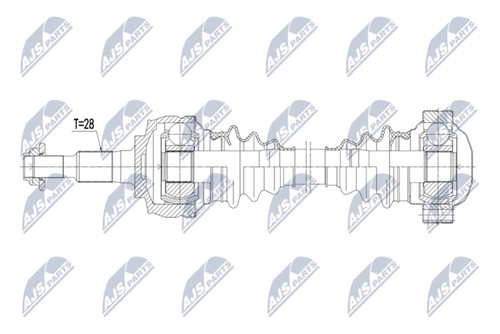 Nty antriebswelle 530mm - nty,