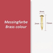 Nägel Holznägel Messing