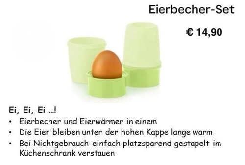 Tupperware eierbecher - tupperware,