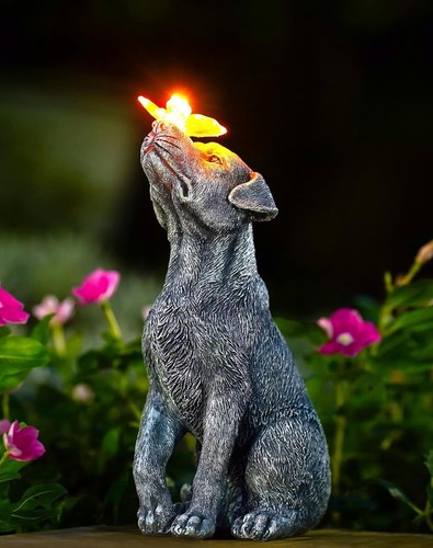 Hund figuren mit schmetterling - figuren,