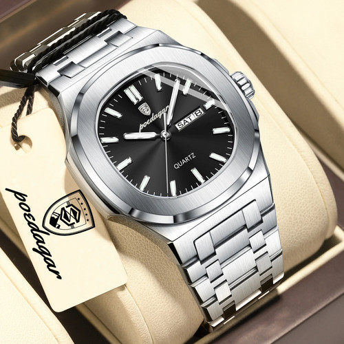 Herrenuhr 853 edelstahl quarz - 853,