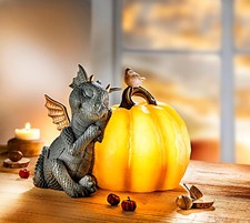 Deko Drache Zucca mit LED