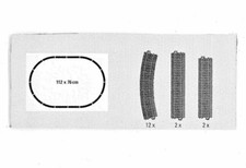 Märklin H0 C-Gleis Oval 12 Gebogene 24130 je 2 Gerade 24172 und 24188 unbenutzt
