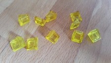 10 gelb durchsichtige Lego
