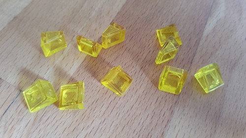 Gelb durchsichtige lego - 10,