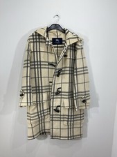 Dufflecoat beige Motiv Tartan
