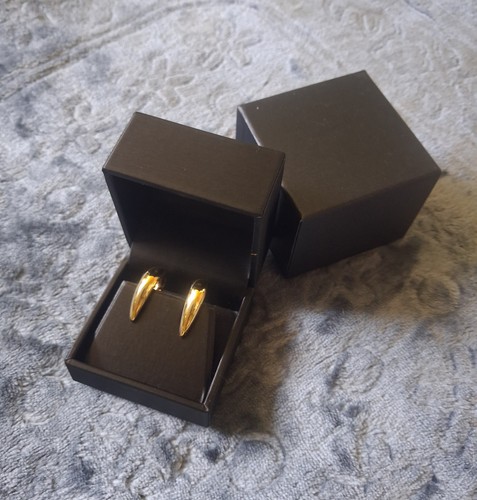 Damen creolen 585 gelbgold - gelbgold, 14