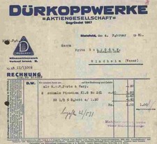 Dürkoppwerke automobil - dürkoppwerke, ag