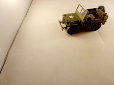 1:32 US MILITäR Modellauto Daimler Chrysler JEEP WILLYS Cabrio offen oliv 1:32
