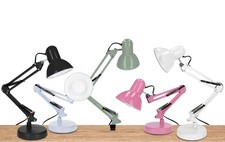EDO Retro Schreibtischlampe Arbeitslampe Gelenkarm Leselampe Tischlampe + CLIP