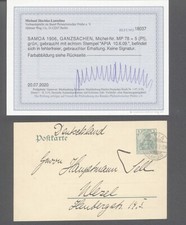 Samoa,Mitläufer Postkarte Nr.78,Befund  (136)