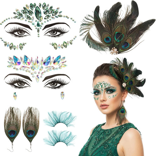 Damen pfauenfeder haarschmuck - damen,