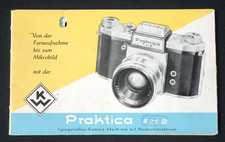 Rar, Praktica FX 2, FX 3 Stempel, Prospekt, um 1958