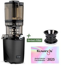 Entsafter Kuvings AUTO8 Schwarz Saftpresse Slowjuicer Kaltpresse aus Retoure
