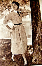 altes Modeheft von 1956 mit