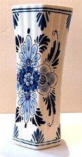 Herrliche  27 cm große Vase  Royal Delft blue handarbeit  gemarkt nummeriert