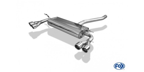 Fox endschalldämpfer 2x76 - fox,