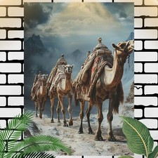 Kamele in Ägypten Poster
