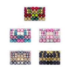 100x Weihnachtskugelschmuck