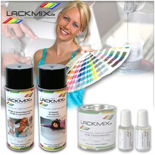 KMPD (KMP) BLEU DE RHODES NACR / PEUGEOT / Lackspray Set: Autolack & 1K Klarlack