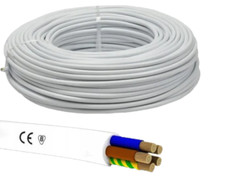 H05VV-F  5x0,75/ 5x1/ 5x1,5/ 5x2,5/  5x4/ 5x6mm² Herdanschlusskabel Stromleitung