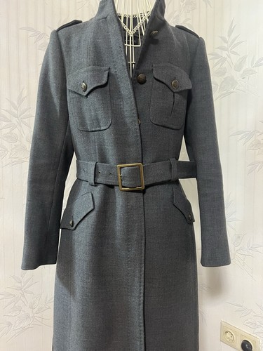 Zara mantel wolle grau - grau, gr.