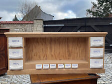 2/16/123 Küchenregal Schüttenregal Wandboard Jugendstil  um 1910